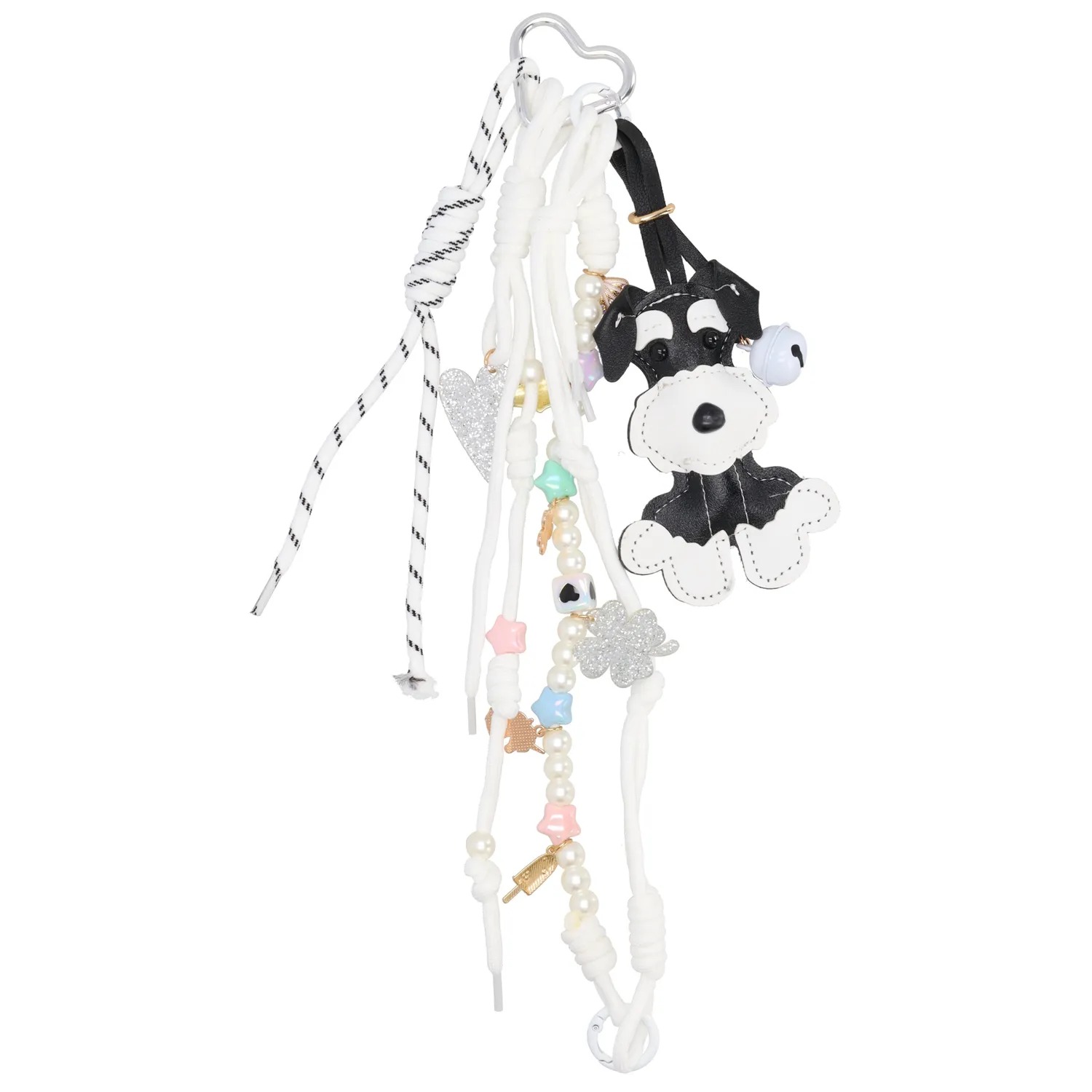 Stýlový přívěsek Trendy Bag Charm - černobílý