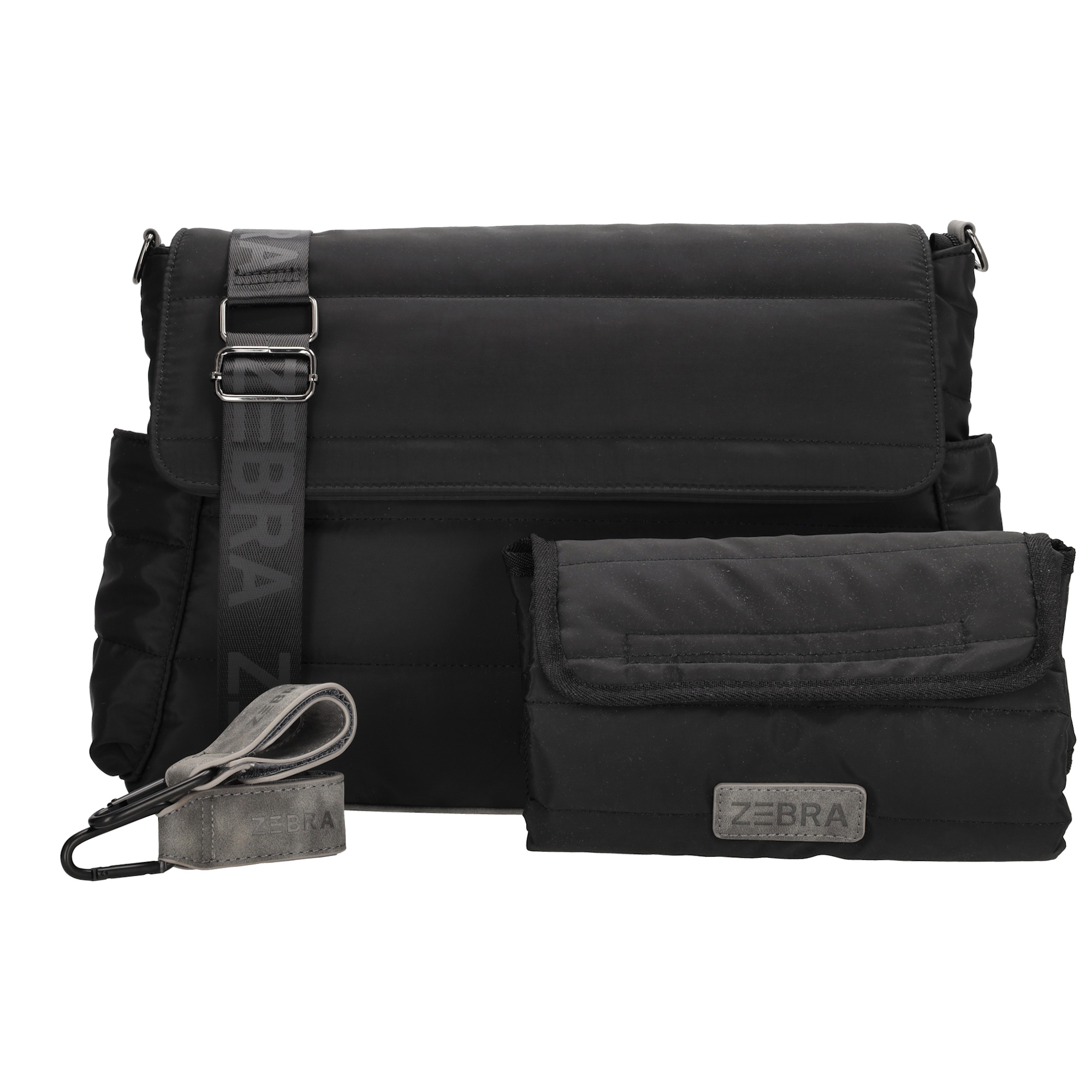 Přebalovací taška Zebra Elske 18 L - černá