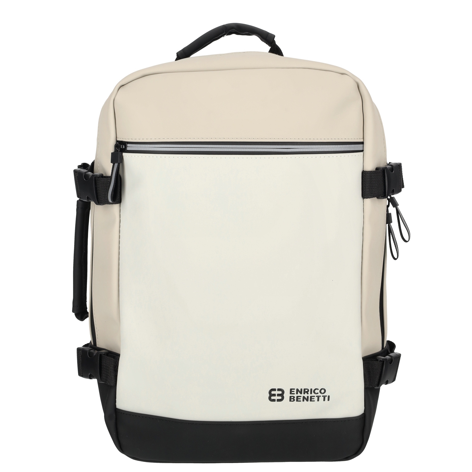Vodoodpudivý kabinový batoh Enrico Benetti Bergen - béžovo-černý - 25x20x40 cm