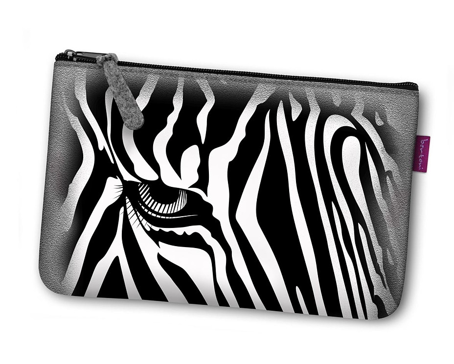 Levně Bertoni Kosmetická eko taška Zebra