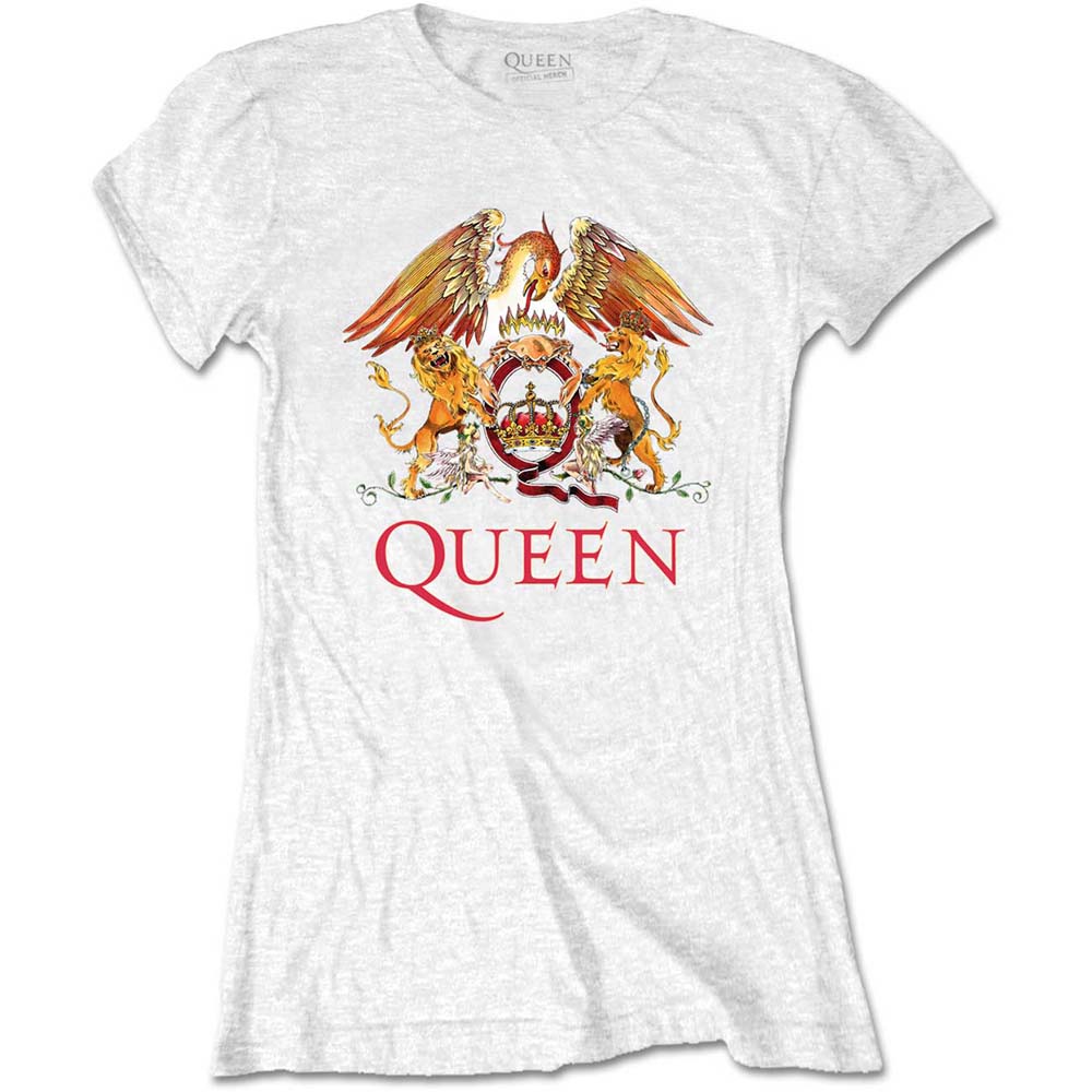 Levně Dámské Tričko Queen Bílé