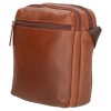Pánská kožená taška přes rameno Houston - hnědá