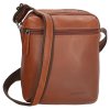 Pánská kožená taška přes rameno Houston - hnědá
