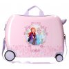 Dětský kufřík na kolečkách - odražedlo - Disney Frozen II. - růžový