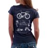 Dámské Tričko I Tri (Triatlon) Navy