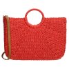 Letní kabelka Pe-Florence Nature - korálově červená