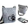 Kabelka Crossbody Tlapka a srdce