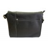 Kožená Pánská Taška Messenger Velká Černá