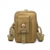 KONO casual malá crossbody taška - khaki