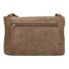 Minikabelka crossbody s třásní Beagles brunete - hnědá