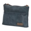 Minikabelka crossbody s třásní Beagles brunete - navy