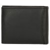 Pánská kožená peněženka bez zapínání - černá
