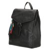 Dámský kožený batoh Micmacbags Friendship - černý
