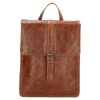 Dámský kožený batoh Micmacbags Porto - hnědý