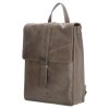 Dámský kožený batoh Micmacbags Porto - šedý