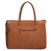 Elegantní dámská kabelka na notebook Charm London Bromley - 15,6 " (38 cm) - koňaková