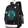 Školní svítící batoh Senkey I love music - černý
