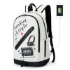 Školní batoh Senkey Style Music - bílý