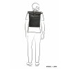 Kožený unisex batoh Hide & Stitches Idaho - černý 19L