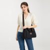 Dámská plátěná multifunkční crossbody taška KONO Saviora - černá