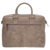 Kožená byznys taška na notebook Micmacbags malmö 15,6 inch (38 cm) - šedá