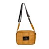 Stylová dámská crossbody kabelka Laura Biaggi S2136 - okrová