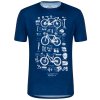 Technické cyklistické tričko - Bike Maths