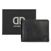 Pánská kožená peněženka Double-D Da Vinci - černá01AN107001 2
