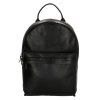 Luxusní kožený unisex batoh na notebook Genici Amsterdam Hugo - černý - 19L