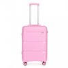 Cestovní kufr na kolečkách KONO Classic Collection - růžový - 77L