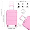Cestovní kufr na kolečkách Classic Collection - ružový - 97 L