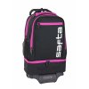 SAFTA dvoukomorový školní batoh na kolečkách Multisports #904 - černo růžový - 47 cm / 27 L
