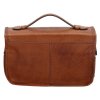 Genicci Amsterdam kožená toaletní taštička GULLIT 22 cm - koňaková