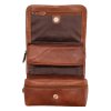 Genicci Amsterdam kožená toaletní taštička GULLIT 22 cm - koňaková