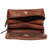 Genicci Amsterdam kožená toaletní taštička GULLIT 22 cm - koňaková