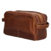 Hide & stitches Japura toaletní taška 3 L - koňaková