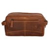 Hide & stitches Japura toaletní taška 3 L - koňaková