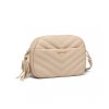 Miss Lulu dámská crossbody kabelka Anife - Khaki (béžová)