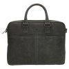 Kožená byznys taška na notebook Micmacbags malmö 15,6 inch (38 cm) - černá