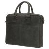 Kožená byznys taška na notebook Micmacbags malmö 15,6 inch (38 cm) - černá