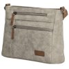 Beagles Brunete dámská crossbody taška 23,50 cm - světle šedá