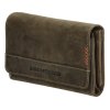 Hide & stitches Idaho dámská kožená peněženka - olivová
