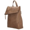 Micmacbags dámský kožený batoh Marrakech - taupe - 8L