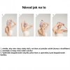 3 ks turban - ručník na vysušení vlasů z mikrovlákna - 3 barvy TURBAN3