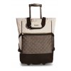 PUNTA Wheel Classy nákupní taška - bílo černá - 33L