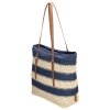 PE-FLORENCE Natural Life dámská shopper kabelka - pruhy navy