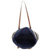 PE-FLORENCE Natural Life dámská shopper kabelka - pruhy navy