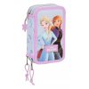 Frozen Disney školní tříkomorový penál s vybavením