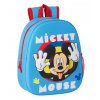 SAFTA předškolní dětský batůžek Mickey Mouse - 3D potisk - modrý - 8L