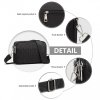 KONO dámská crossbody kabelka Sofia - černá